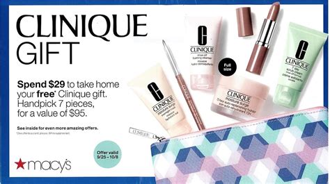 free gift with clinique purchase